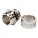 Ronbar 25mm Fixed Steel & PVC Flexible Conduit Gland